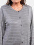 LC Waikiki Crew Neck Striped Long Sleeve Women's Cardigan